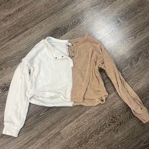 MOVING SALE hollister color block cardigan